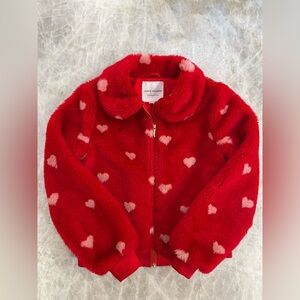 Janie and Jack Faux Fur Heart
Bomber Jacket